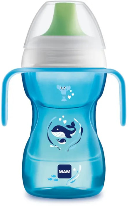 MAM TAZZA FUN TO DRINK 270 ML 8+ BECCUCCIO RIGIDO MASCHIO - Antica Farmacia Celesia