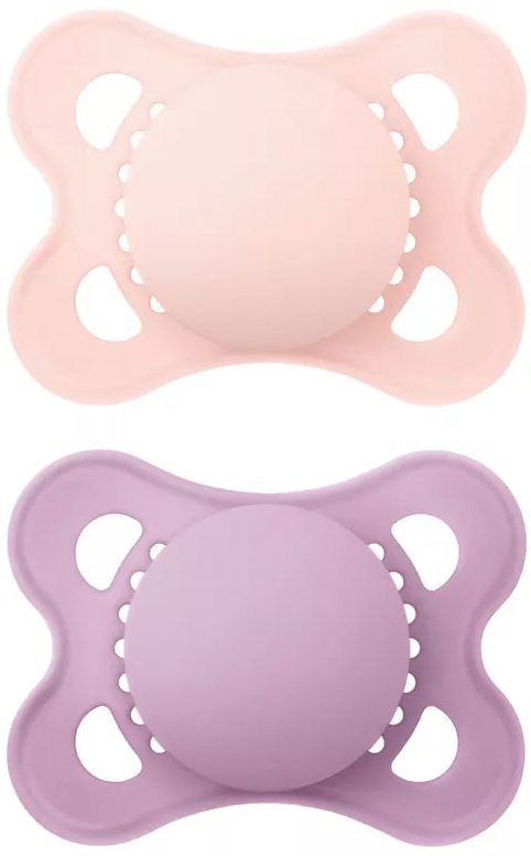 MAM SUCCHIETTO ORIGINAL 2-6 MESI SILICONE FEMMINA 2 PEZZI - Antica Farmacia Celesia