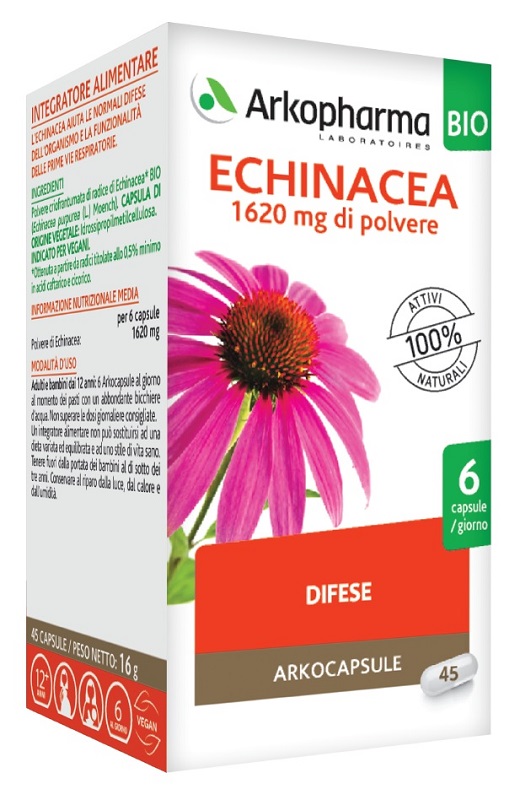 ARKOCPS ECHINACEA 45 CAPSULE BIO - Antica Farmacia Celesia