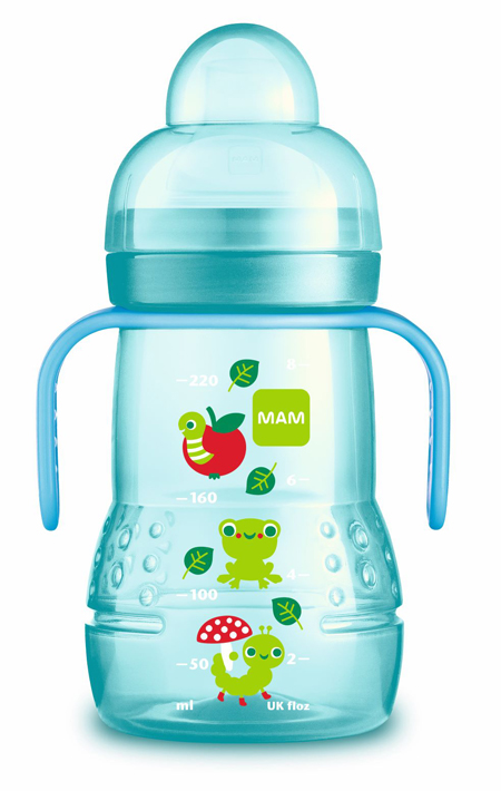 MAM TRAINER 220 ML 4+ BECCUCCIO SOFT SILICONE FEMMINA - Antica Farmacia Celesia