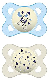 MAM SUCCHIETTO ORIGINAL NIGHT 2-6 MESI SILICONE MASCHIO 2 PEZZI - Antica Farmacia Celesia