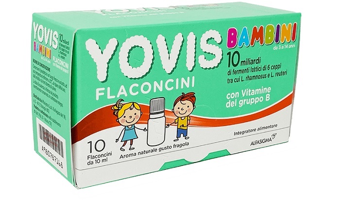 YOVIS BAMBINI FRAGOLA 10 FLACONCINI DA 10 ML - Antica Farmacia Celesia