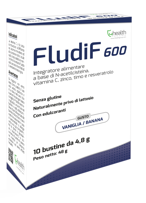 FLUDIF 600 VANIGLIA/BANANA 10 BUSTINE - Antica Farmacia Celesia