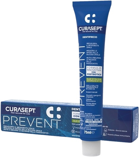 CURASEPT PREVENT DENTIFRICIO 75 ML - Antica Farmacia Celesia