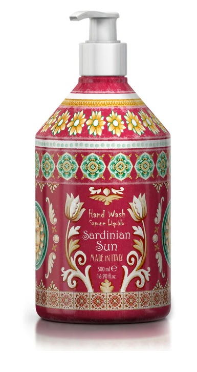 MAIOLICHE SAPONE LIQUIDO 500 ML SARDINIAN SUN - Antica Farmacia Celesia