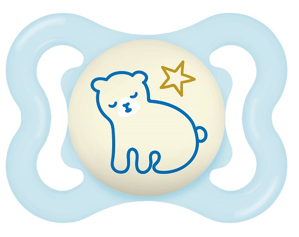 MAM SUCCHIETTO SUPREME NIGHT 2-6 SILICONE SINGLE BOX MASCHIO - Antica Farmacia Celesia