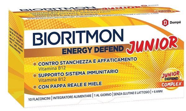 BIORITMON ENERGY DEFEND JUNIOR 10 FLACONCINI 10 ML - Antica Farmacia Celesia