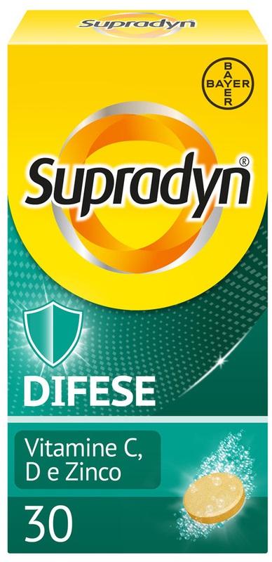 SUPRADYN DIFESE 30 COMPRESSE EFFERVESCENTI - Antica Farmacia Celesia