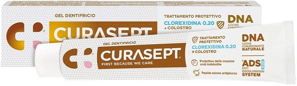 CURASEPT GEL DENTIFRICIO ADS DNA TRATTAMENTO PROTETTIVO 75 ML - Antica Farmacia Celesia