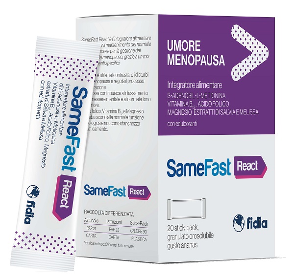 SAMEFAST REACT 20 STICK PACK - Antica Farmacia Celesia