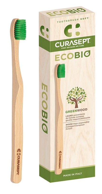 CURASEPT SPAZZOLINO MORBIDO MANICO IN LEGNO - Antica Farmacia Celesia