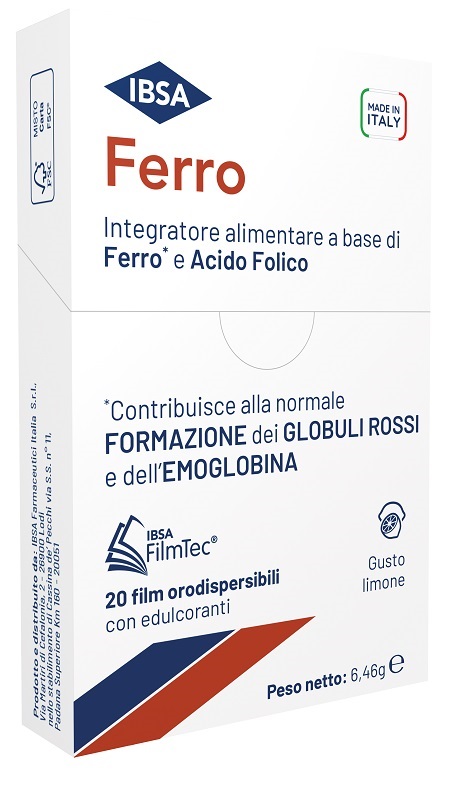 FERRO IBSA 20 FILM ORODISPERSIBILI - Antica Farmacia Celesia