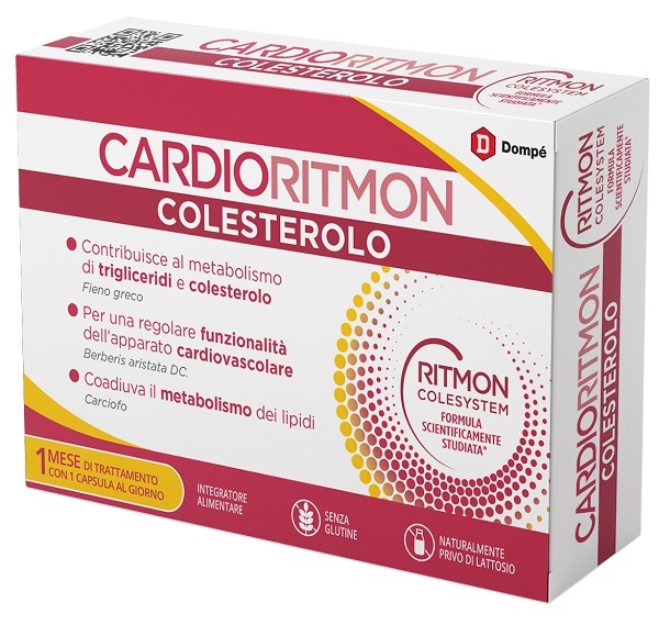 CARDIORITMON COLESTEROLO 30 CAPSULE - Antica Farmacia Celesia