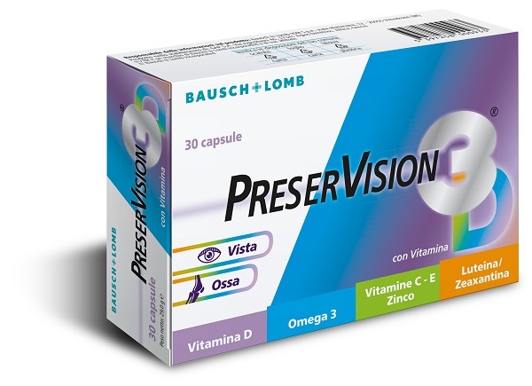 PRESERVISION 3D 30 CAPSULE MOLLI - Antica Farmacia Celesia