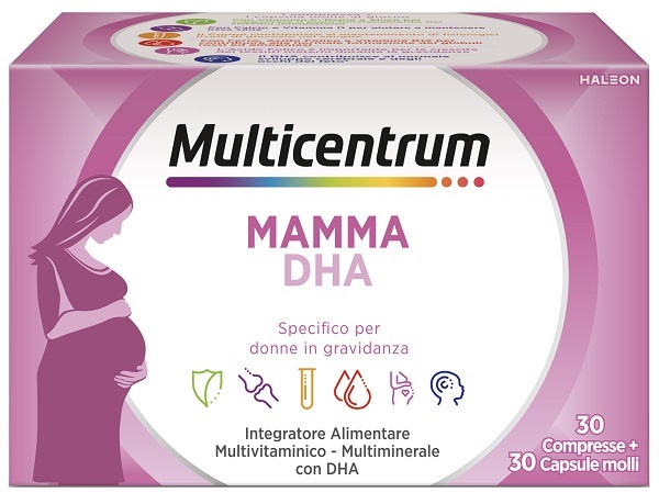 MULTICENTRUM MAMMA DHA 30 COMPRESSE + 30 CAPSULE - Antica Farmacia Celesia