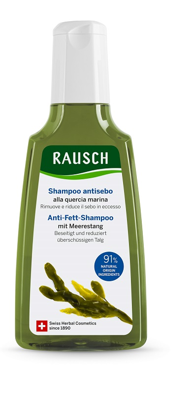 RAUSCH SHAMPOO ANTISEBO ALLA QUERCIA MARINA 200 ML - Antica Farmacia Celesia